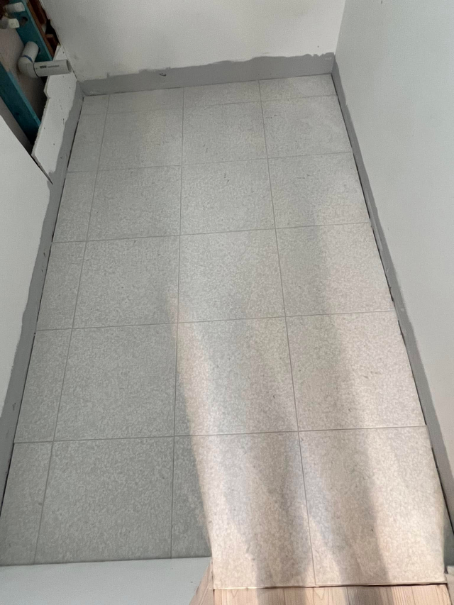 Cosmetic refresh — new tile flooring